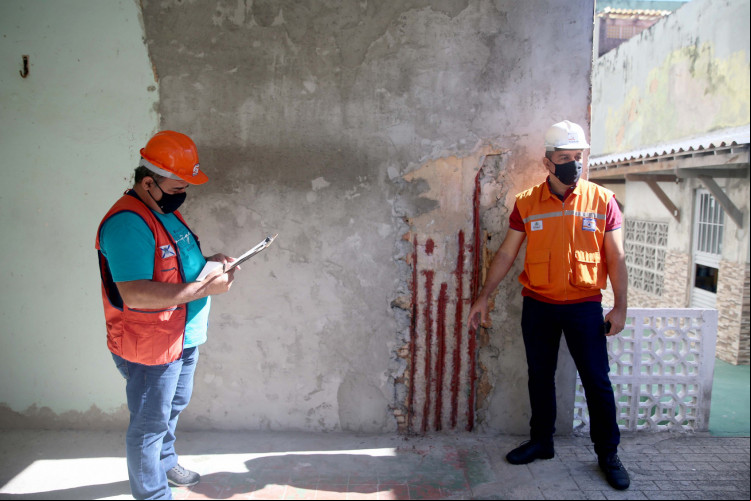 VISTORIAS são realizadas, em Fortaleza, pelo Núcleo de Ações Preventivas (Nuprev) da Defesa Civil