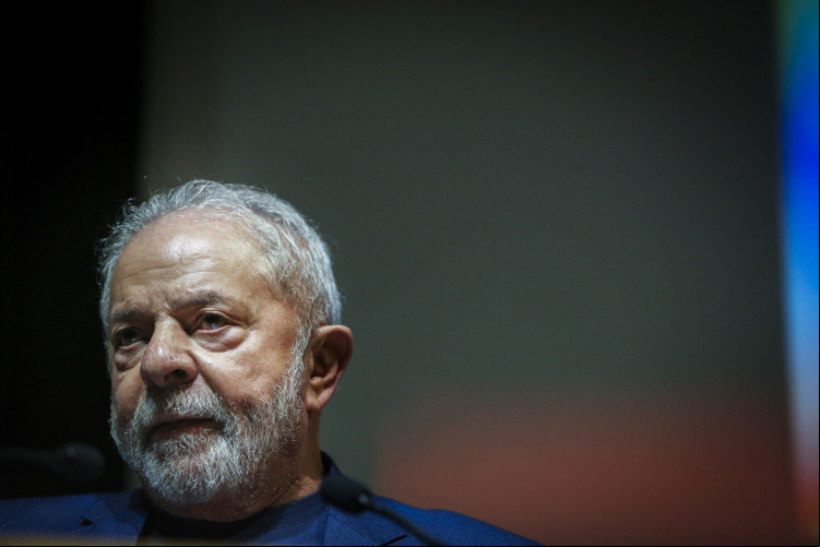 O presidente eleito do Brasil, Luiz Inácio Lula da Silva (PT)