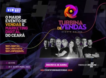 Evento online ocorre nos dias 29 e 30 de novembro  