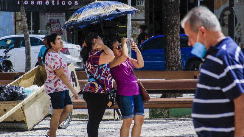 Temperaturas mais altas no Ceará não devem chegar a patamares superiores a 45°C