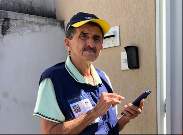 Conhecido como Antônio Nen, ele é o mais velho recenseador em atividade no Ceará  