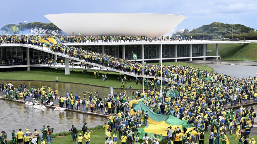 Congresso Nacional tomado em 8 de janeiro de 2023