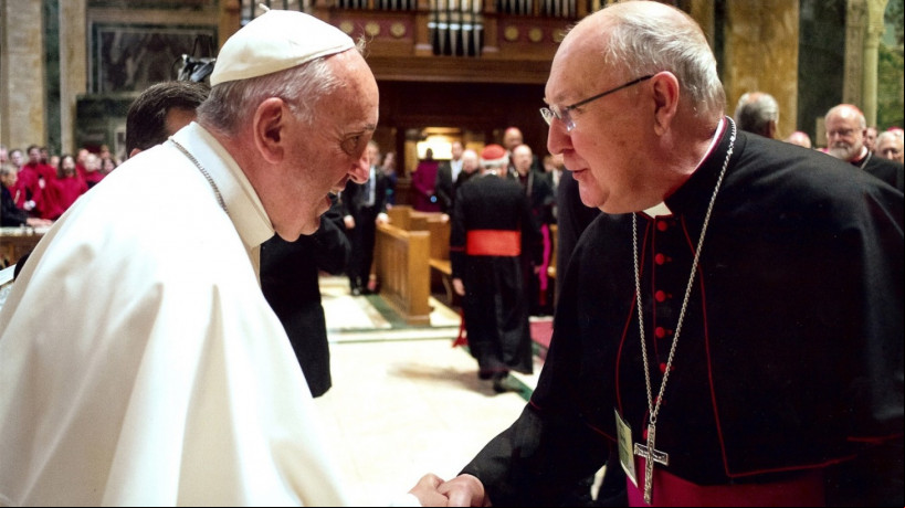 Papa Francisco e seu representante, Cardeal Kevin Farrell