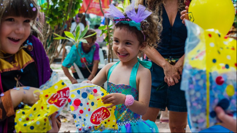 A BRINCADEIRA tomou conta do pré-carnaval infantil no sítio onde nasceu o escritor José de Alencar