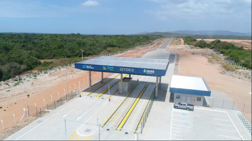 ENTRADA da área 2 da Zona de Processamento de Exportação do Ceará