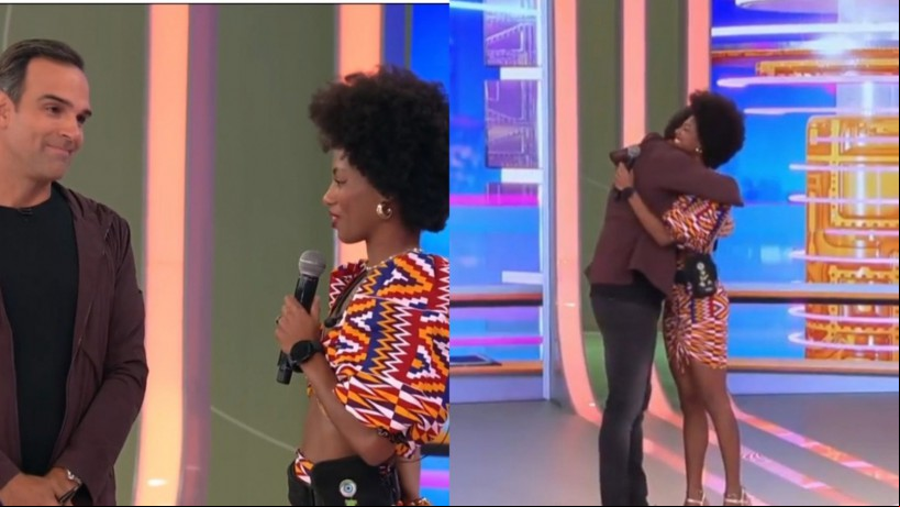 Tadeu se despediu de Tina falando na língua umbundu