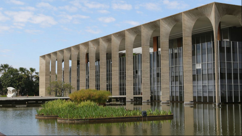 Palácio do Itamaraty na Esplanada dos Ministérios