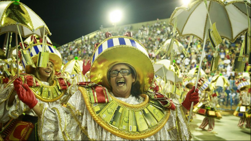 Rio de Janeiro - Desfile da Imperatriz, sexta escola na Sapucaí.