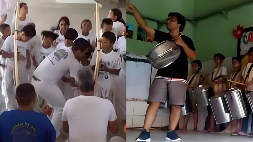 Escola de Arte e Cultura Negra Ngunzo Angola oferece cursos de música e capoeira