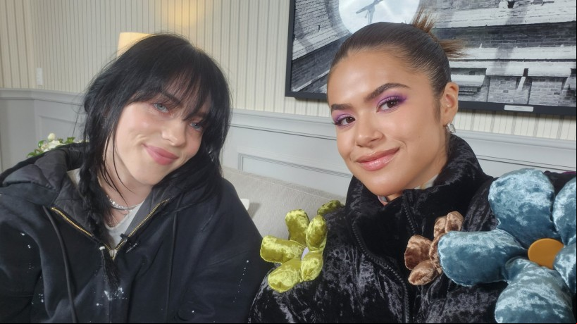 Atração principal do Lollapalooza Brasil 2023, Billie Eilish participou de uma entrevista com Maísa Silva