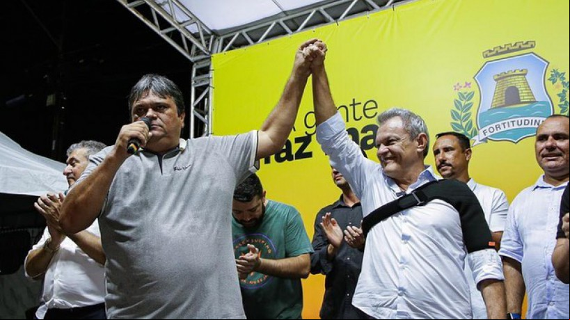 Fábio Rubens e Sarto em evento na Capital no início de março