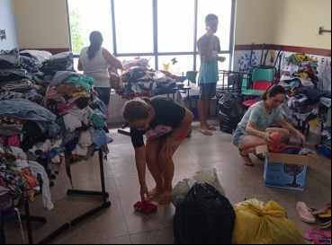 Roupas recolhidas para doação serão entregues para população desalojada de Milhã 