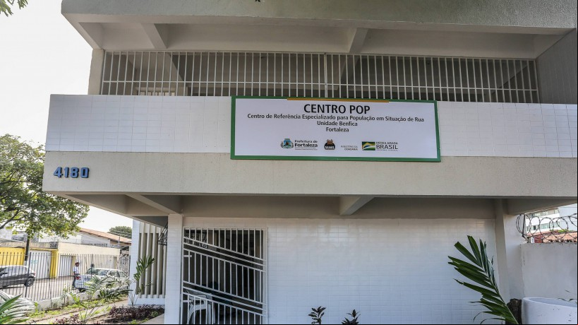 Foto de apoio ilustrativo (fachada da unidade do Centro Pop Benfica está localizada na Av. João Pessoa