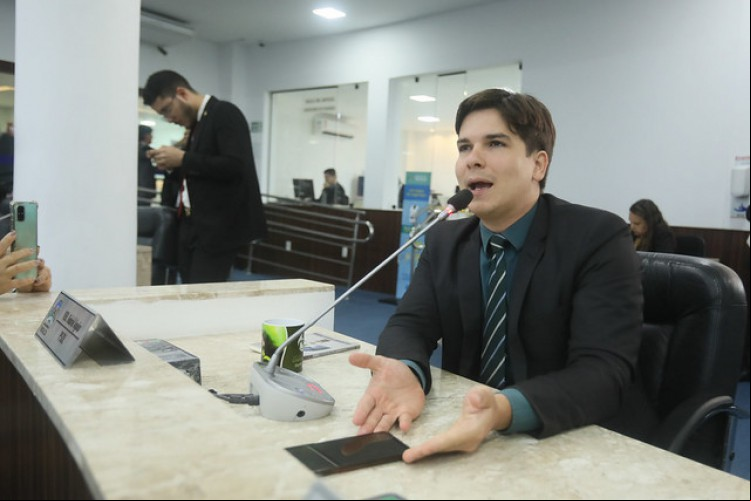 O vereador tenta reeleição este ano, após ser eleito em 2020, sua primeira eleição