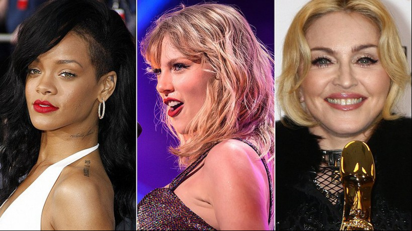 Taylor Swift supera Madonna e se torna a segunda cantora mais rica dos Estados Unidos; Rihanna permanece no primeiro lugar
