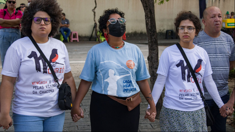 FORTALEZA, CEARÁ, BRASIL, 20-06-2023: Julgamento dos réus da Chacina do Curió, que deixou 11 pessoas mortas na madrugada do dia 12 de novembro de 2015. (Foto: Samuel Setubal)