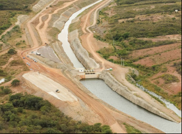  Sobrevoo sobre o canal do rio São Francisco no estado do Ceará.
 