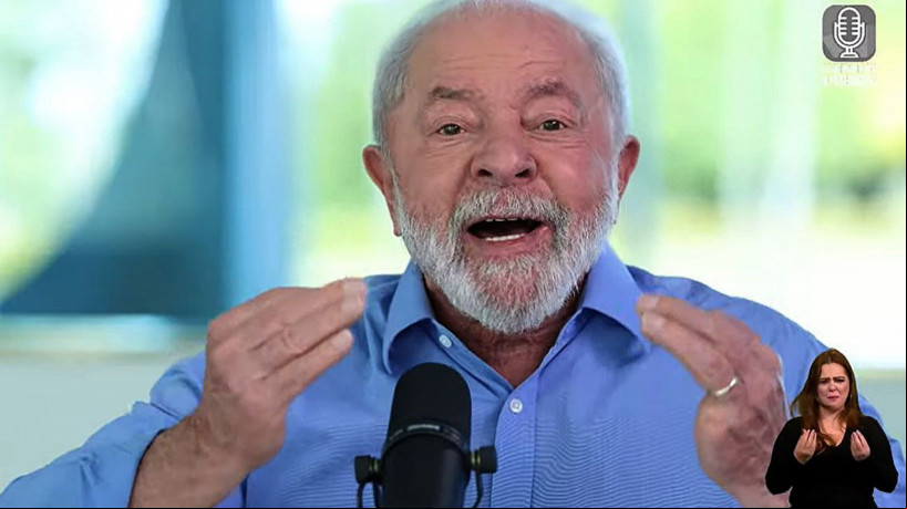 Brasília (DF), 27.06.2023 - Presidente Lula é entrevistado por Marcos Uchoa no programa Conversa com o Presidente, no Palácio do Alvorada. Imagem: TV Brasil