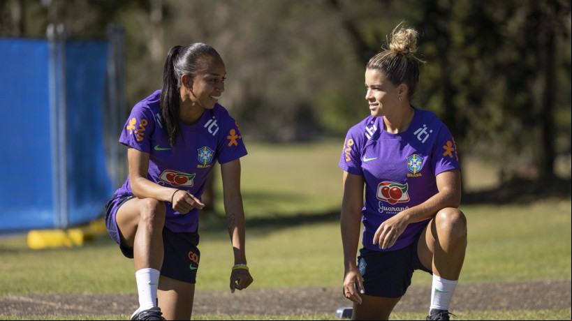 Seleção brasileira feminina realizou primeira atividade na Austrália nesta quarta-feira, 5. 