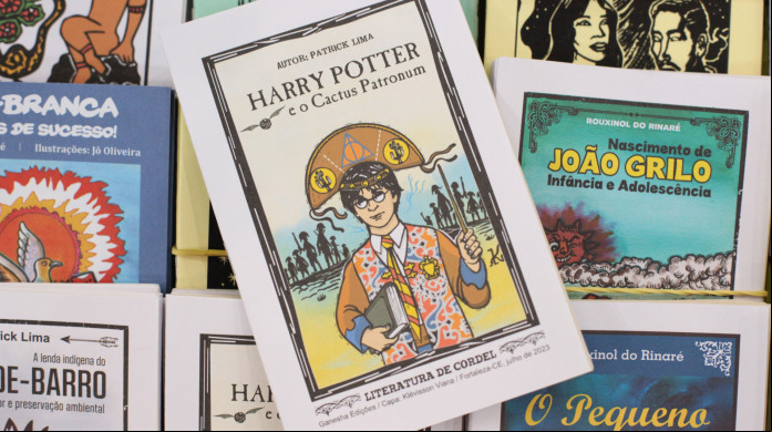 O cordelista Patrick Lima apresenta sua versão nordestina de Harry Potter O cordelista Patrick Lima apresenta sua versão nordestina de Harry Potter