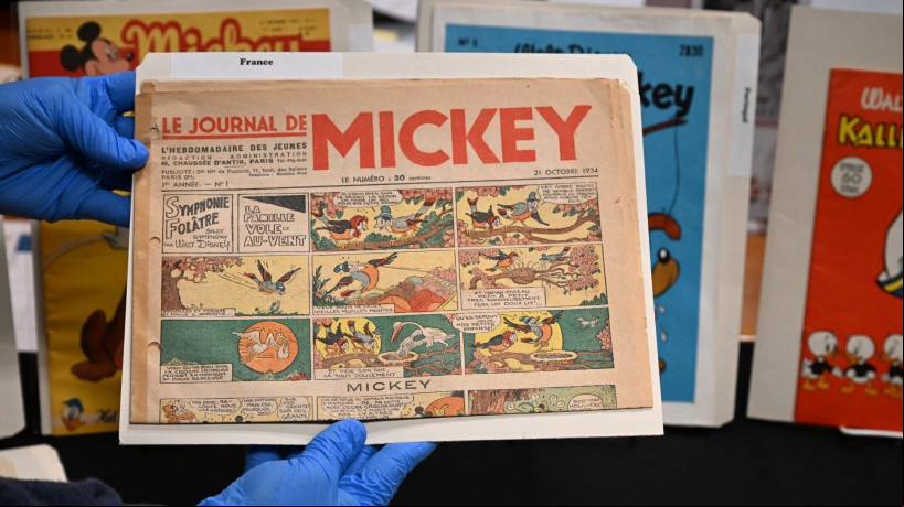 Arquivos e itens históricos da Disney são disponibilizados em exposição que celebra 100 anos da empresa do Mickey Mouse