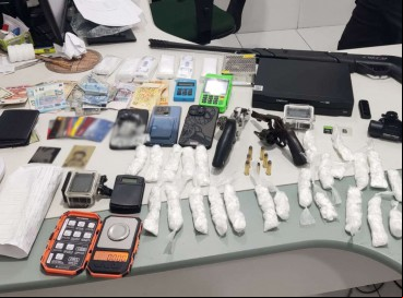Material apreendido pela Polícia Civil do Ceará em Granja, na região Norte do Estado 