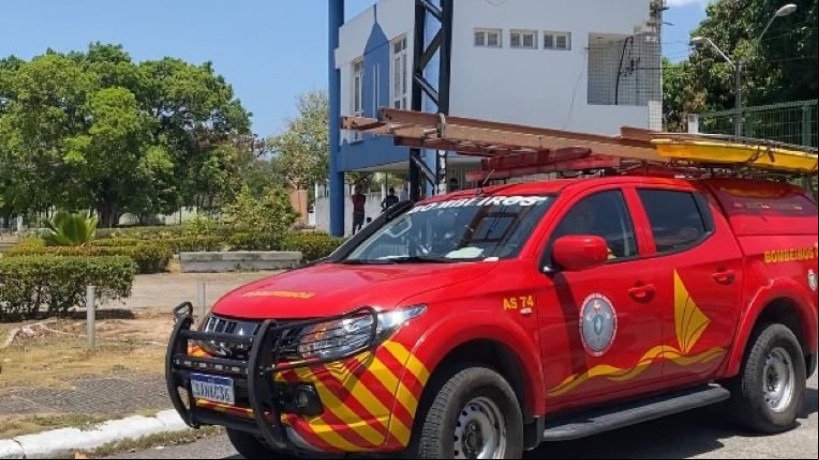 Bombeiros e Polícia estiveram no local