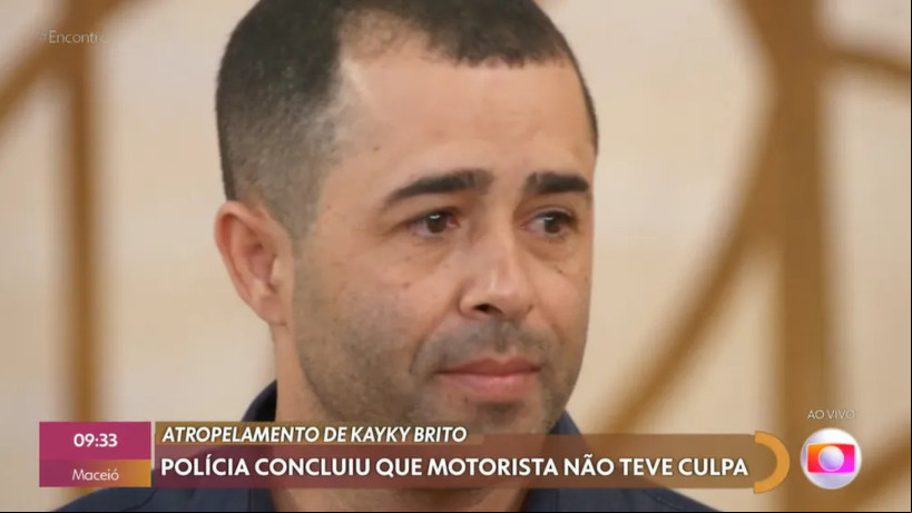 Motorista que atropelou Kayky Brito, Diones Coelho, se emociona ao falar sobre acidente em entrevista e diz 'carregar traumas'