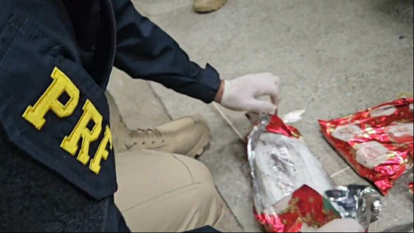 Drogas apreendidas pela Polícia Rodoviária Federal