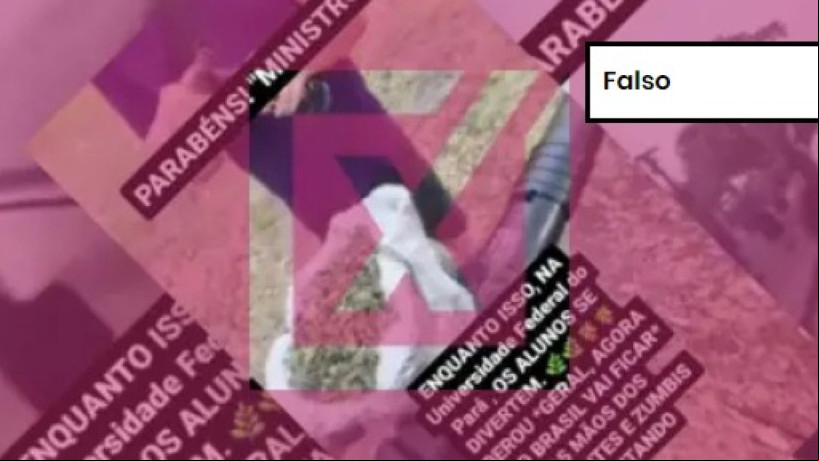 O vídeo circula em redes sociais há pelo menos 10 anos 