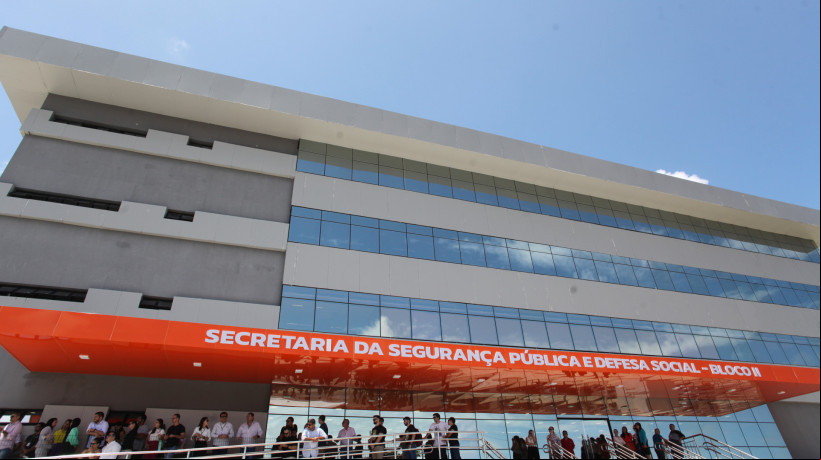 FACHADA do Centro Integrado de Segurança Pública