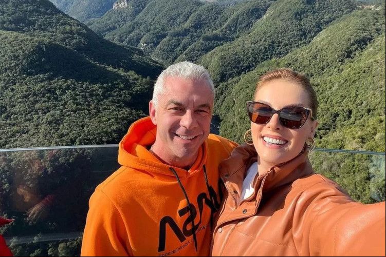 Ana Hickmann e o ex-marido Alexandre Correa
