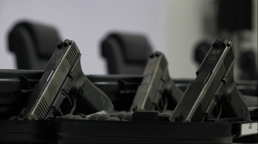 Novos armamentos foram entregues em ceriônia no Centro Integrado de Segurança Pública (Cisp), em Fortaleza
