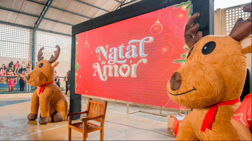 O evento contou com 12 mil brinquedos que foram distribuidos entre alunos da rede pública de Horizonte