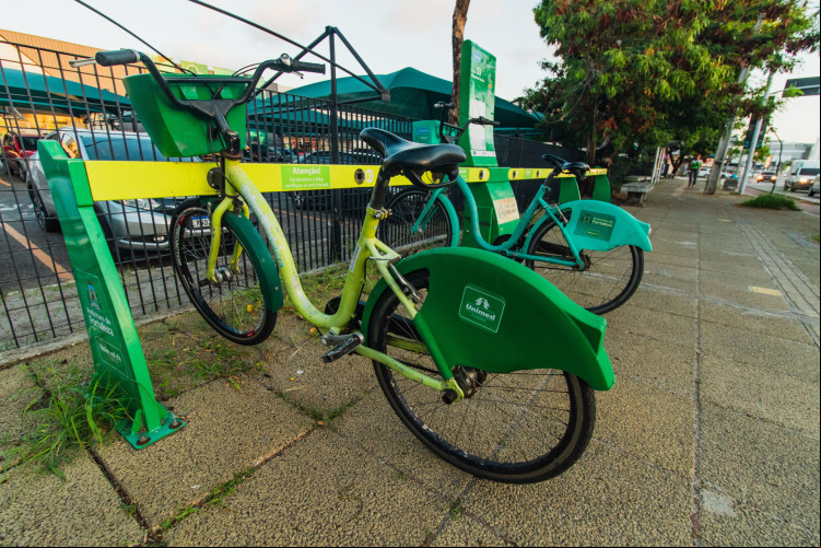 Foto de apoio ilustrativo. Durante os meses de fevereiro e março, serão 40 novas estações do Bicicletar instaladas, entre substituição de antigos equipamentos e implantação de novos