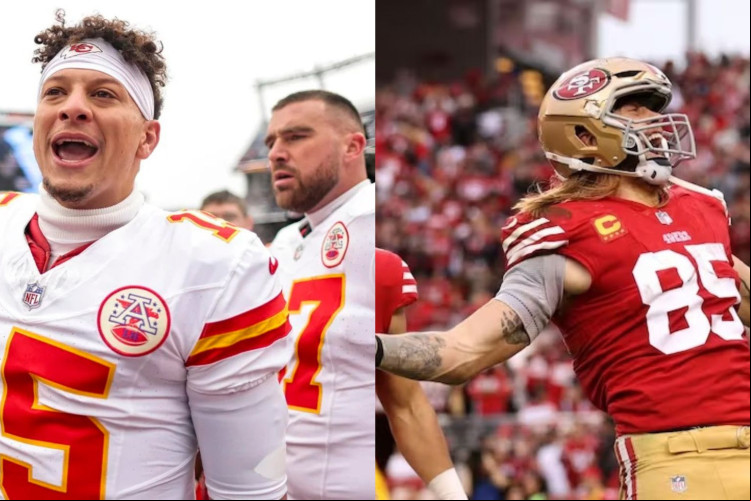 O Kansas City Chiefs, de Patrick Mahomes e Travis Kelce, vai enfrentar o San Francisco 49ers, de George Kittle; veja aonde assistir a final da NFL no Super Bowl