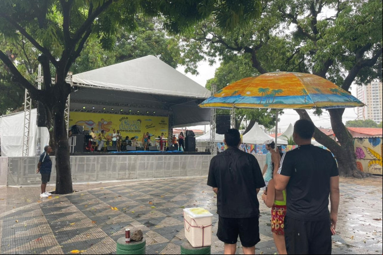 Foto de apoio ilustrativo: chuva atrasou Carnaval da Gentilândia durante o fim de semana