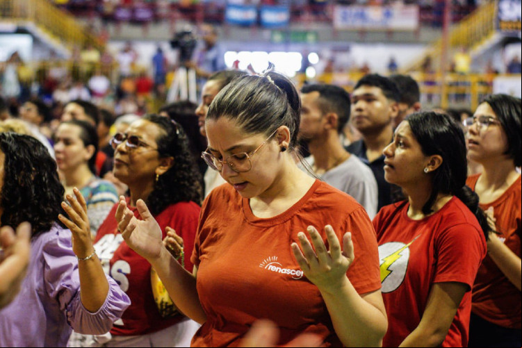 O último dia do retiro Renascer aconteceu nesta terça-feira, 13