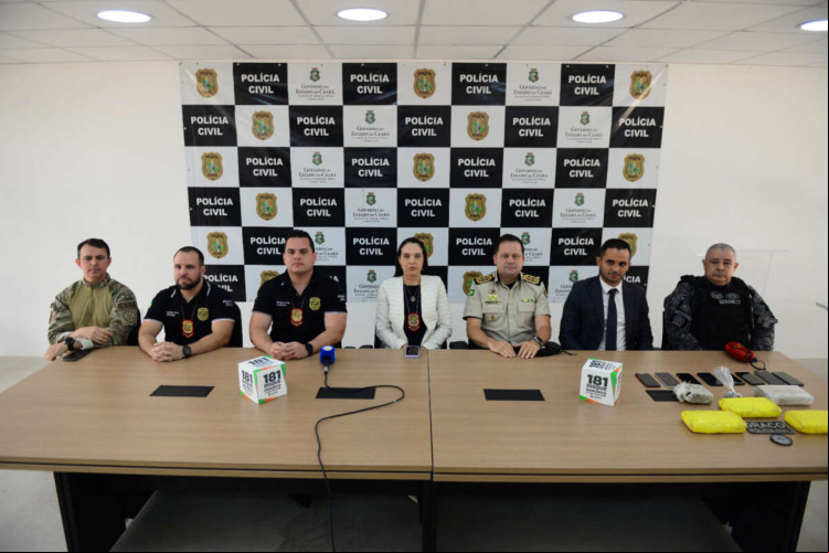 Coletiva realizada no Cisp 