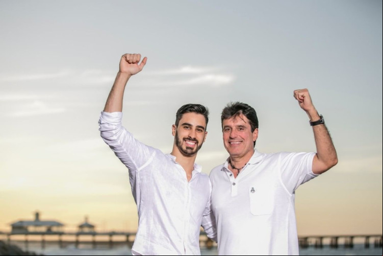 Ilo Neto e seu pai, o deputado estadual Agenor Neto (MDB)