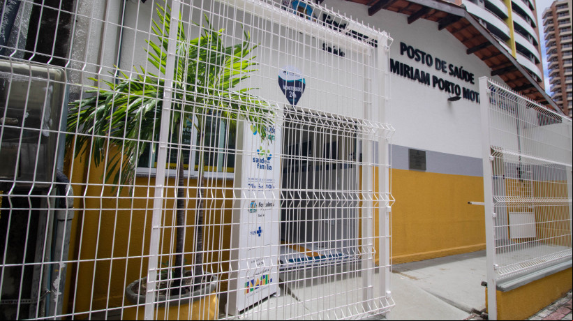 Posto de saúde em Fortaleza (Foto: Samuel Setubal/ O Povo)