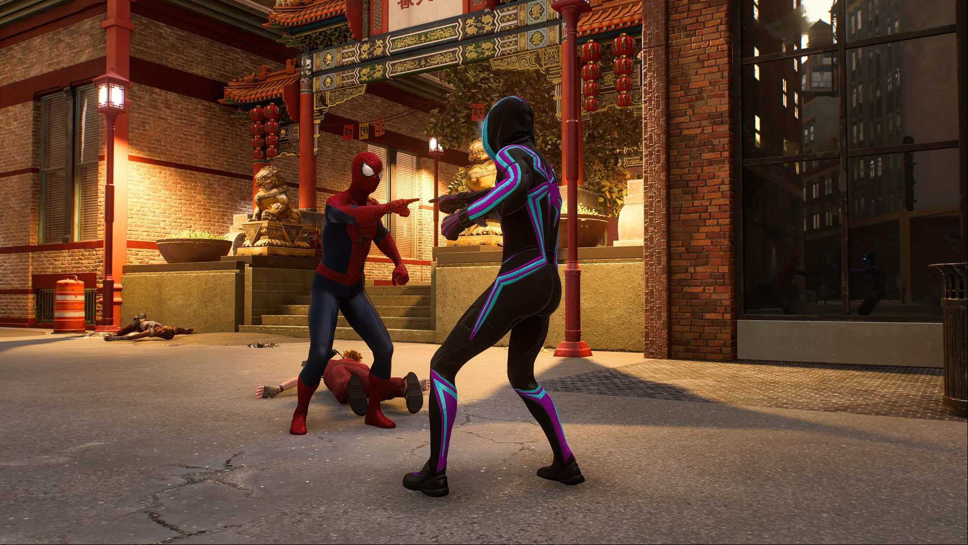 É possível jogar com Peter e com Miles em Spider-Man 2 É possível jogar com Peter e com Miles em Spider-Man 2