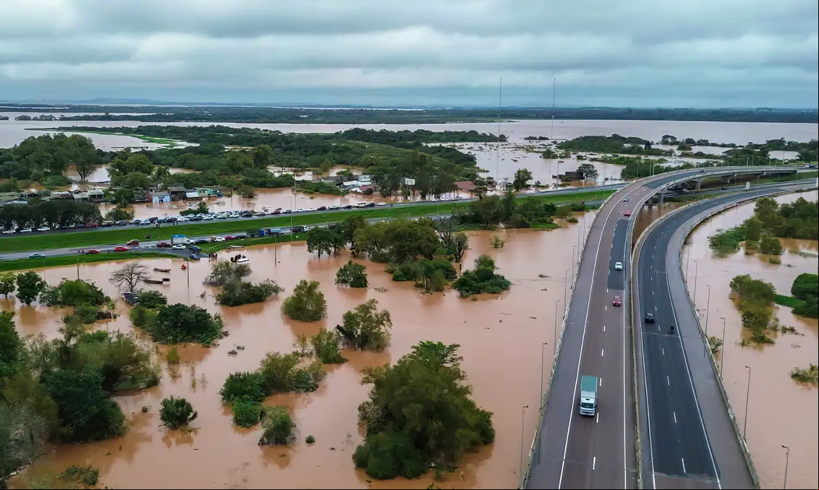 Rio Grande do Sul sofre com temporais e enchentes desde a última segunda-feira, 29