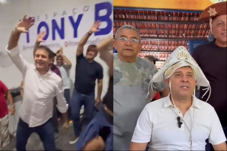 O pré-candidato do PT à prefeito de Fortaleza, Evandro Leitão, dança zumba e vai ao Centro das Tapioqueiras