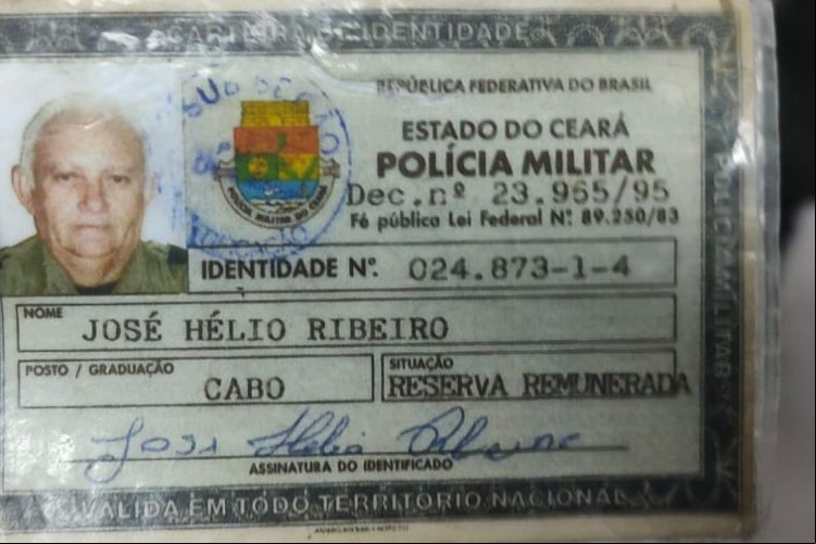 identificação do policial militar reservista, vítima de homicídio na última terça-feira, 21