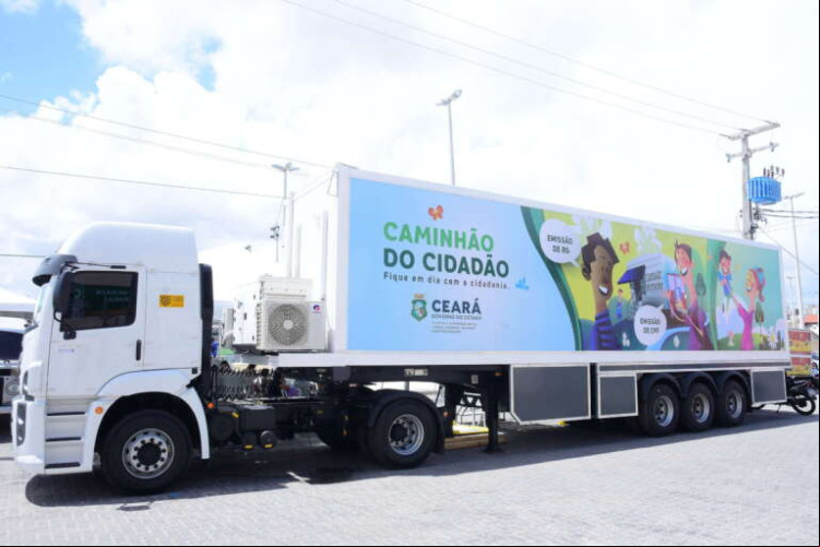 O Caminhão do Cidadão vai oferecer serviço de emissão da Carteira de Identidade Nacional à população do município de Independência