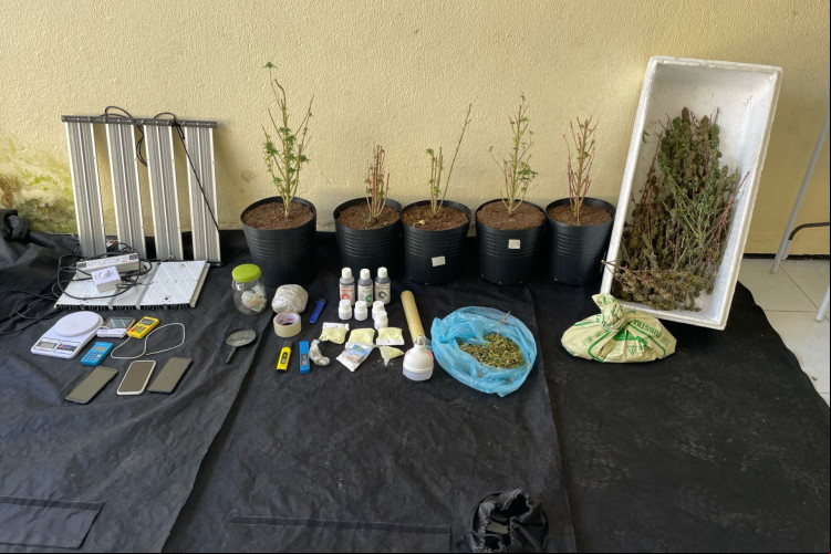 Apreensão em laboratório de drogas realizada em Fortaleza 