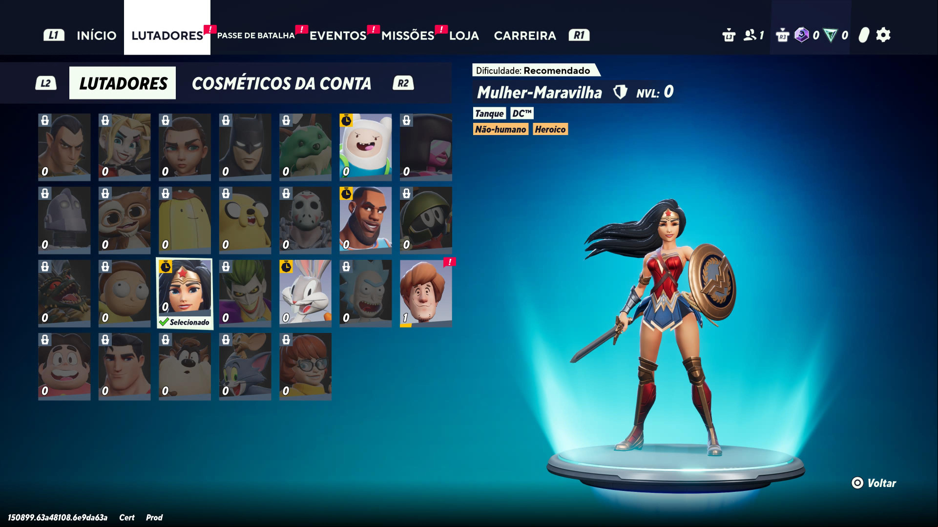 Vários personagens da Warner estão presentes na lista de lutadores de Multiversus Vários personagens da Warner estão presentes na lista de lutadores de Multiversus