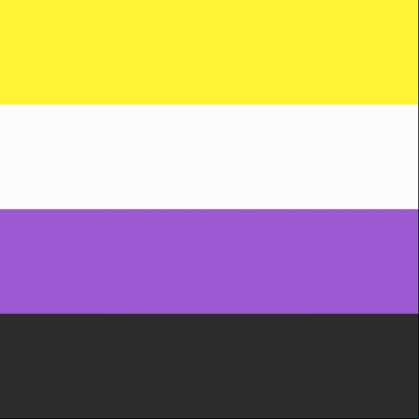 Bandeira do Orgulho Não-Binário Bandeira do Orgulho Não-Binário