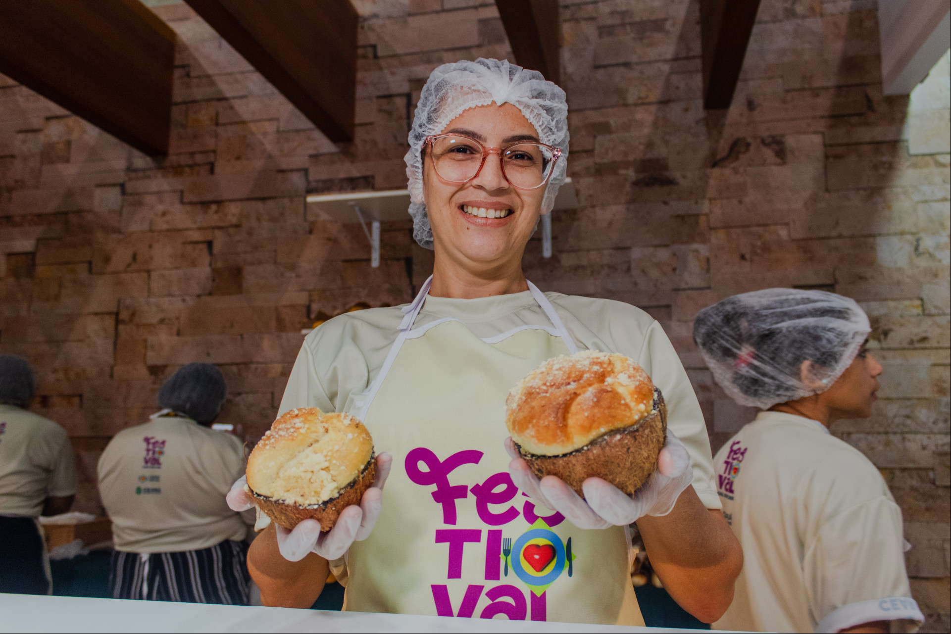 FORTALEZA-CE, BRASIL, 15-06-2024: Festival Ceará Sem Fome, com a presença do governador Elmano de Freitas, a primeira-dama Lia de Freitas, e a gastrônoma Bela Gil. (Foto: Fernanda Barros/O Povo)